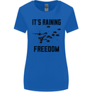 Freedom Parachute Regiment Para 1 2 3 4 10 Womens Wider Cut T-Shirt Royal Blue