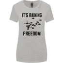 Freedom Parachute Regiment Para 1 2 3 4 10 Womens Wider Cut T-Shirt Sports Grey
