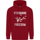 Freedom Parachute Regiment Para 1 2 3 4 SAS Childrens Kids Hoodie Red