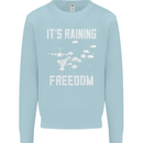 Freedom Parachute Regiment Para 1 2 3 4 SAS Kids Sweatshirt Jumper Light Blue