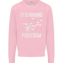 Freedom Parachute Regiment Para 1 2 3 4 SAS Kids Sweatshirt Jumper Light Pink
