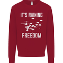 Freedom Parachute Regiment Para 1 2 3 4 SAS Kids Sweatshirt Jumper Red