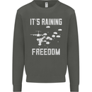 Freedom Parachute Regiment Para 1 2 3 4 SAS Kids Sweatshirt Jumper Storm Grey