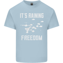 Freedom Parachute Regiment Para 1 2 3 4 SAS Kids T-Shirt Childrens Light Blue