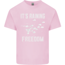 Freedom Parachute Regiment Para 1 2 3 4 SAS Kids T-Shirt Childrens Light Pink