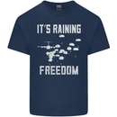 Freedom Parachute Regiment Para 1 2 3 4 SAS Kids T-Shirt Childrens Navy Blue