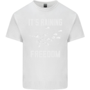 Freedom Parachute Regiment Para 1 2 3 4 SAS Kids T-Shirt Childrens White