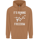 Freedom Parachute Regiment Para 1 2 3 4 SAS Mens 80% Cotton Hoodie Caramel Latte