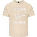 Freedom Parachute Regiment Para 1 2 3 4 SAS Mens Cotton T-Shirt Tee Top Natural