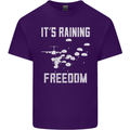 Freedom Parachute Regiment Para 1 2 3 4 SAS Mens Cotton T-Shirt Tee Top Purple