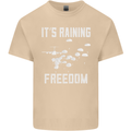 Freedom Parachute Regiment Para 1 2 3 4 SAS Mens Cotton T-Shirt Tee Top Sand