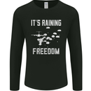 Freedom Parachute Regiment Para 1 2 3 4 SAS Mens Long Sleeve T-Shirt Black
