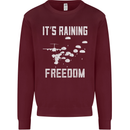 Freedom Parachute Regiment Para 1 2 3 4 SAS Mens Sweatshirt Jumper Maroon