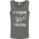 Freedom Parachute Regiment Para 1 2 3 4 SAS Mens Vest Tank Top Charcoal