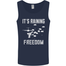 Freedom Parachute Regiment Para 1 2 3 4 SAS Mens Vest Tank Top Navy Blue