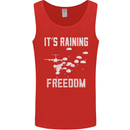 Freedom Parachute Regiment Para 1 2 3 4 SAS Mens Vest Tank Top Red