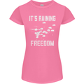 Freedom Parachute Regiment Para 1 2 3 4 SAS Womens Petite Cut T-Shirt Azalea
