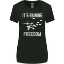Freedom Parachute Regiment Para 1 2 3 4 SAS Womens Wider Cut T-Shirt Black