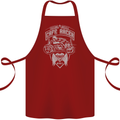 Freedom Wheels Cafe Racer Biker Motorcycle Cotton Apron 100% Organic Maroon