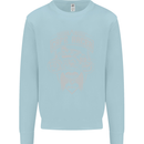 Freedom Wheels Cafe Racer Biker Motorcycle Kids Sweatshirt Jumper Light Blue