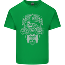 Freedom Wheels Cafe Racer Biker Motorcycle Kids T-Shirt Childrens Irish Green