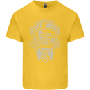 Freedom Wheels Cafe Racer Biker Motorcycle Kids T-Shirt Childrens Yellow