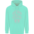 Freedom Wheels Cafe Racer Biker Motorcycle Mens 80% Cotton Hoodie Peppermint
