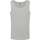 Freedom Wheels Cafe Racer Biker Motorcycle Mens Vest Tank Top Sports Grey