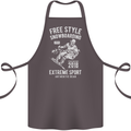 Freestyling Snowboarding Snowboard Cotton Apron 100% Organic Dark Grey