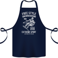 Freestyling Snowboarding Snowboard Cotton Apron 100% Organic Navy Blue