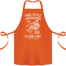 Freestyling Snowboarding Snowboard Cotton Apron 100% Organic Orange