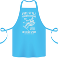 Freestyling Snowboarding Snowboard Cotton Apron 100% Organic Turquoise
