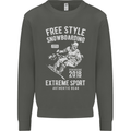 Freestyling Snowboarding Snowboard Kids Sweatshirt Jumper Storm Grey