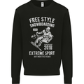 Freestyling Snowboarding Snowboard Mens Sweatshirt Jumper Black
