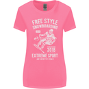 Freestyling Snowboarding Snowboard Womens Wider Cut T-Shirt Azalea