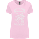 Freestyling Snowboarding Snowboard Womens Wider Cut T-Shirt Light Pink