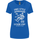 Freestyling Snowboarding Snowboard Womens Wider Cut T-Shirt Royal Blue