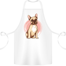 French Bulldog Cotton Apron 100% Organic White