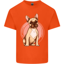 French Bulldog Kids T-Shirt Childrens Orange