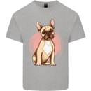 French Bulldog Kids T-Shirt Childrens Sports Grey