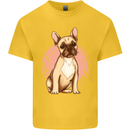 French Bulldog Kids T-Shirt Childrens Yellow