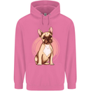 French Bulldog Mens 80% Cotton Hoodie Azelea