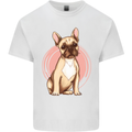 French Bulldog Mens Cotton T-Shirt Tee Top White