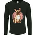 French Bulldog Mens Long Sleeve T-Shirt Black