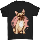French Bulldog Mens T-Shirt Cotton Gildan Black