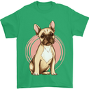 French Bulldog Mens T-Shirt Cotton Gildan Irish Green