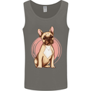 French Bulldog Mens Vest Tank Top Charcoal