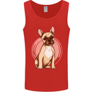 French Bulldog Mens Vest Tank Top Red