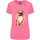 French Bulldog Womens Wider Cut T-Shirt Azalea