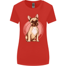 French Bulldog Womens Wider Cut T-Shirt Red